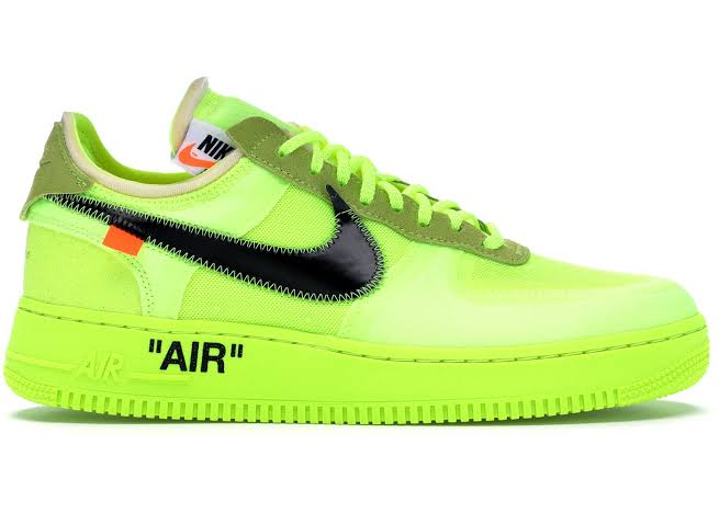air force 1 low off white volt