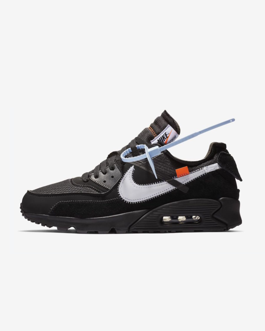 Tenis Air Max 90 Off-White Black