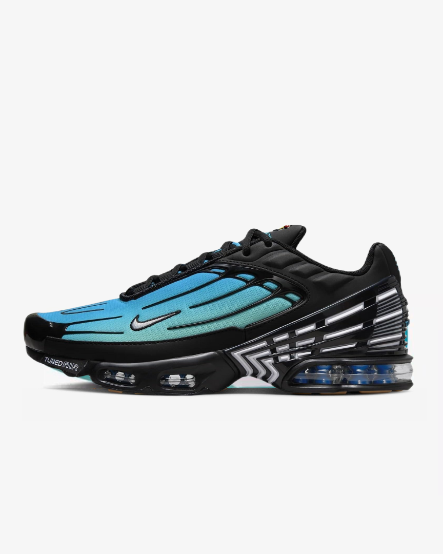 Tenis Air Max Plus 3 Black Laser Blue