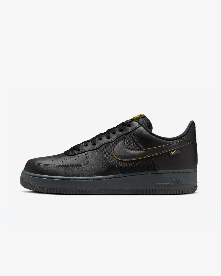 Tenis Air Force 1 07 Black University Gold