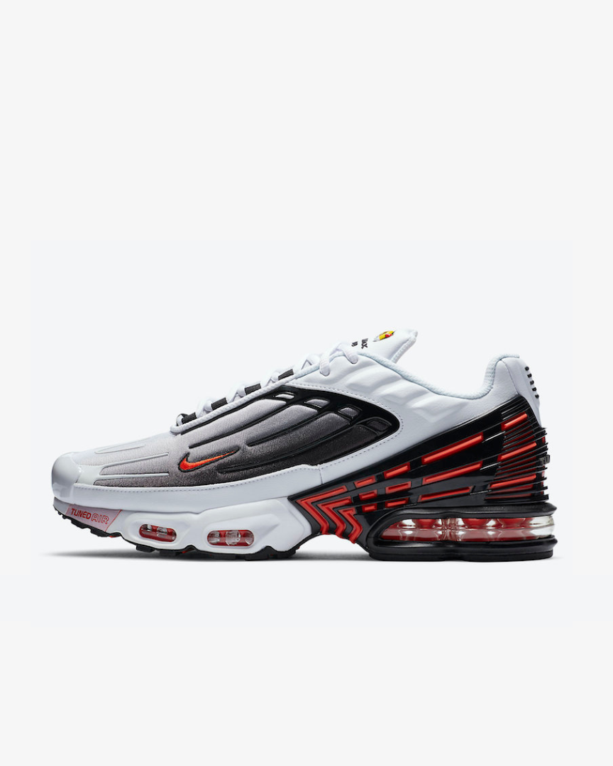 Tenis Air Max Plus 3 White Black Team Orange