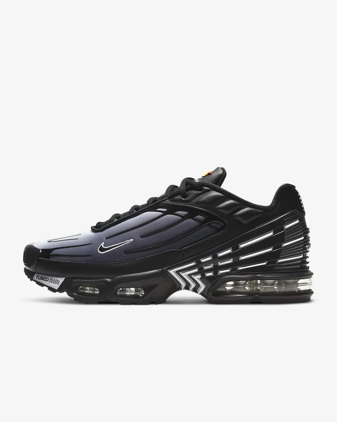 Tenis Air Max Plus 3 Black White